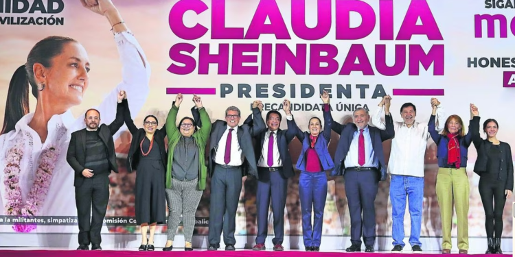 Sheinbaum: “Aquí hay unidad; la oposición, dividida”