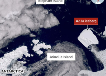 El iceberg más grande del mundo se mueve por primera vez en más de 30 años
