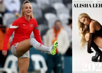 La futbolista Alisha Lehmann consiente a sus seguidores con calendario 2024
