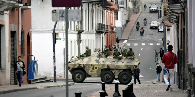 Gobierno de México condena “actos de violencia” en Ecuador realizados por la delincuencia