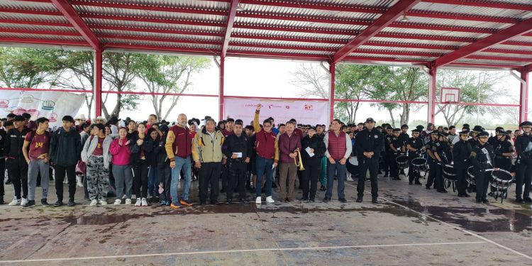 Guardia Estatal de Género participa en Jornada Nacional “Si te drogas, te dañas”.