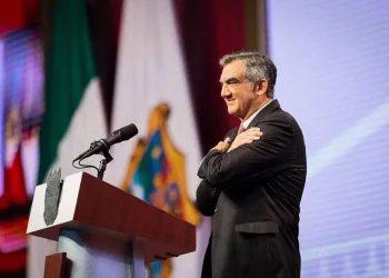 Américo Villarreal Anaya, gobernador de Tamaulipas rinde su segundo informe de gobierno.
