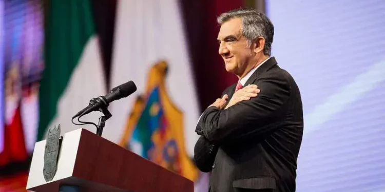 Américo Villarreal Anaya, gobernador de Tamaulipas rinde su segundo informe de gobierno.