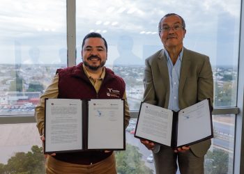 SEDENER firma convenio con GEOSTOCK