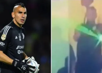 Nahuel Guzmán recibe un castigo histórico en México por apuntar láser contra Andrada