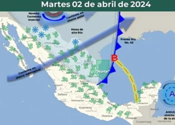 Cruzará un leve frente frío por Tamaulipas el martes y miércoles