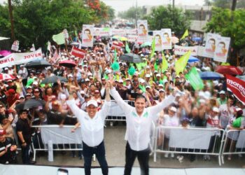 Vamos en unidad Morena y Verde por la Presidencia Municipal de Victoria