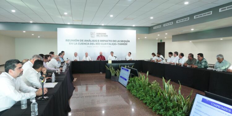 Actúa Gobierno de Tamaulipas ante crisis hídrica en el sur del estado