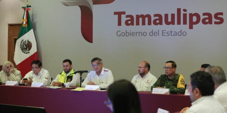 Tamaulipas preparado ante posible llegada de tormenta tropical: Gobernador