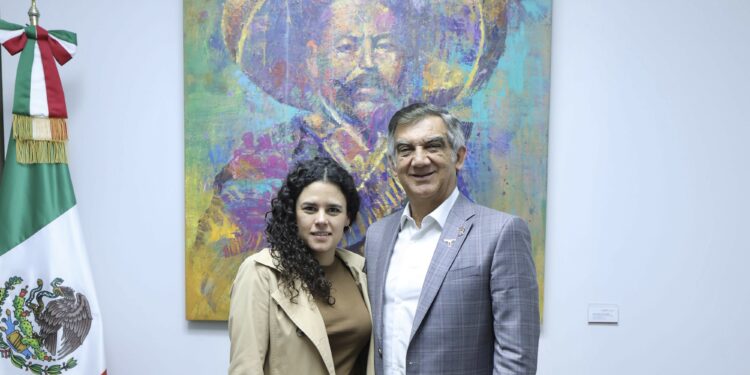 En encuentro de Américo Villarreal con Luisa María Alcalde revisan daños que dejó “Alberto”