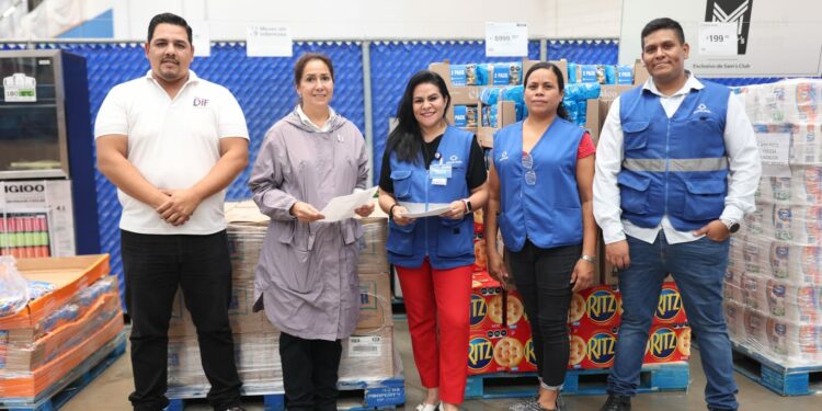 Reciben Gobierno del Estado y DIF Tamaulipas donativo de Sam’s Club por más de 163 mil pesos para comunidades afectadas por las lluvias
