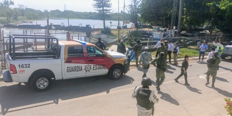 Guardia Estatal participa en estrategia preventiva ante tormenta tropical Alberto en Tampico