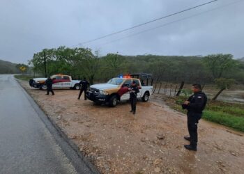 Plan Tamaulipas de la SSPT continúa brindando apoyo a la ciudadanía tras el paso de “Alberto”