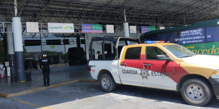 Mantiene Guardia Estatal proximidad en centrales de autobuses