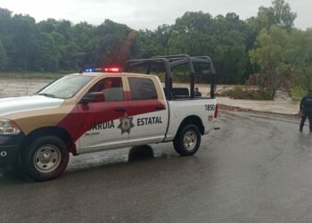 Realiza Guardia Estatal patrullajes preventivos en potenciales zonas de inundación