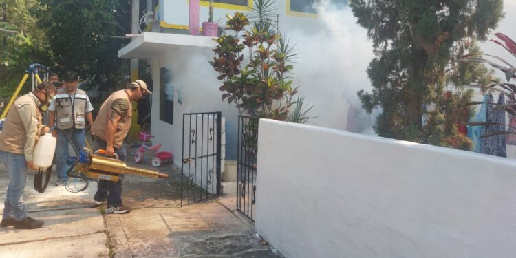 Refuerza SST campaña intensiva contra el dengue en Tamaulipas