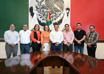 Acuerdan sector empresarial y Lalo Gattás trabajar por Victoria.