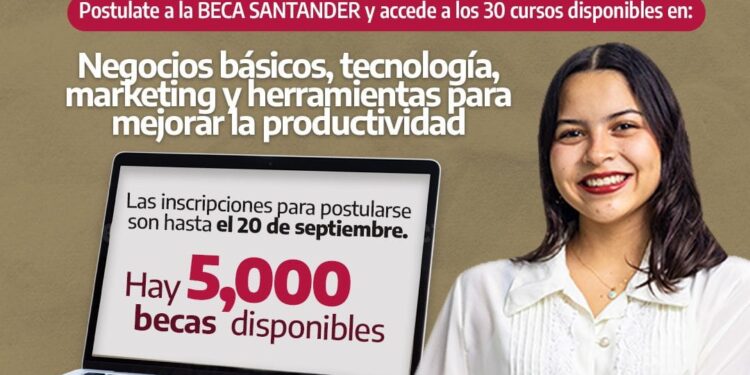 Injuve Tamaulipas y Banco Santander extienden convocatoria de becas de estudios online para jóvenes tamaulipecos