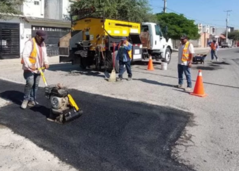 Extiende Municipio bacheoa más colonias de Victoria.