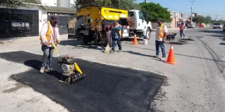 Extiende Municipio bacheoa más colonias de Victoria.