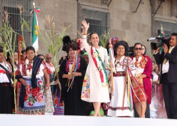 Asiste Américo Villarreal a toma de posesión de Claudia Sheinbaum