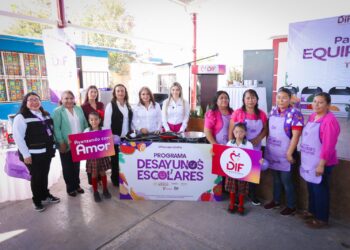 Equipa DIF Tamaulipas a desayunadores escolares y comedores comunitarios del estado