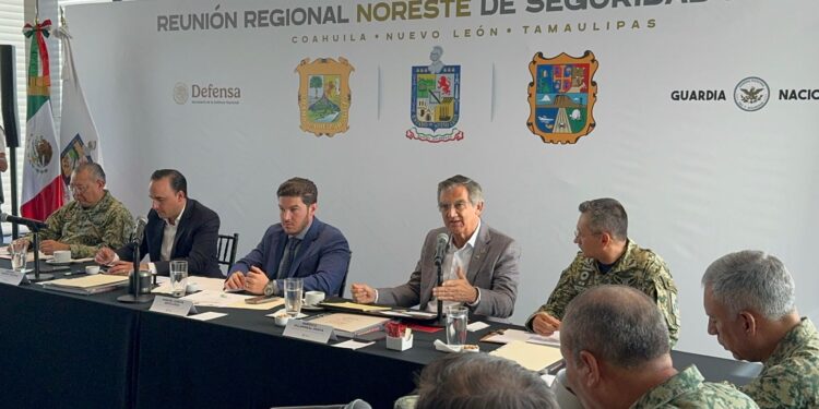 Fortalecen Tamaulipas, Nuevo León y Coahuila acciones de seguridad