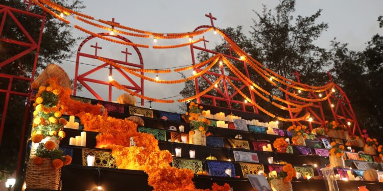 Tradiciones tamaulipecas representadas en Festival “Cempasúchil” en celebración del Ðía de Muertos en N.L.