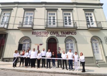 Inauguran nuevas oficinas de la Oficialía Primera del Registro Civil en Tampico