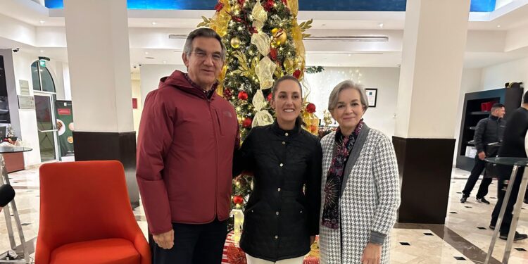 Llega presidenta Claudia Sheinbaum a Nuevo Laredo