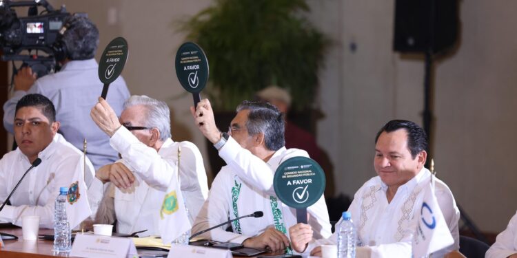 Participa gobernador Américo Villarreal en Consejo Nacional de Seguridad Pública