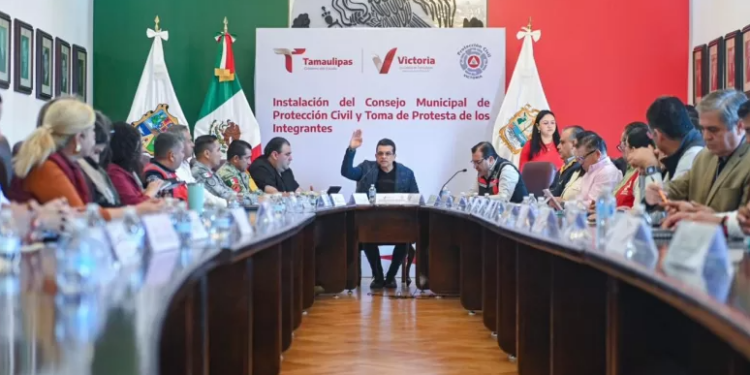 Instalan Consejo Municipal de Protección Civil en Victoria.