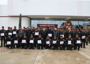 Celebra SSPT a elementos graduados del Curso de Conducción de Motopatrulla