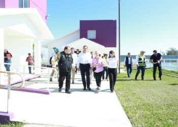 Supervisan Américo y María, sitio adecuado para albergar migrantes deportados