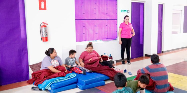 DIF Tamaulipas pone a disposición espacios para albergar a familias ante bajas temperaturas