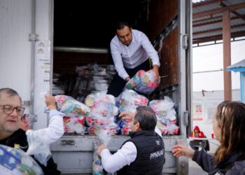 Entrega DIF Tamaulipas dotaciones alimentarias a más de 2,800 migrantes en la frontera del estado