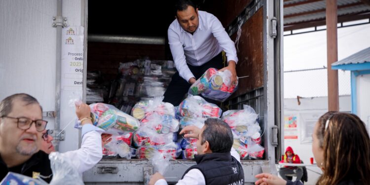 Entrega DIF Tamaulipas dotaciones alimentarias a más de 2,800 migrantes en la frontera del estado