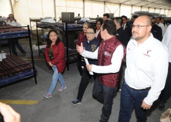 Supervisa secretaria de Gobernación Centro de Atención a Migrantes en Reynosa