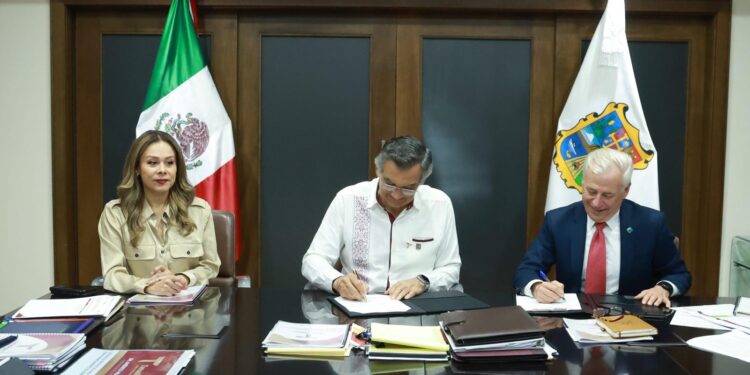Firma Tamaulipas convenio con el NADBank para  impulsar proyectos prioritarios
