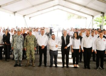 Reconoce Américo labor del personal del Sistema  Estatal de Protección Civil