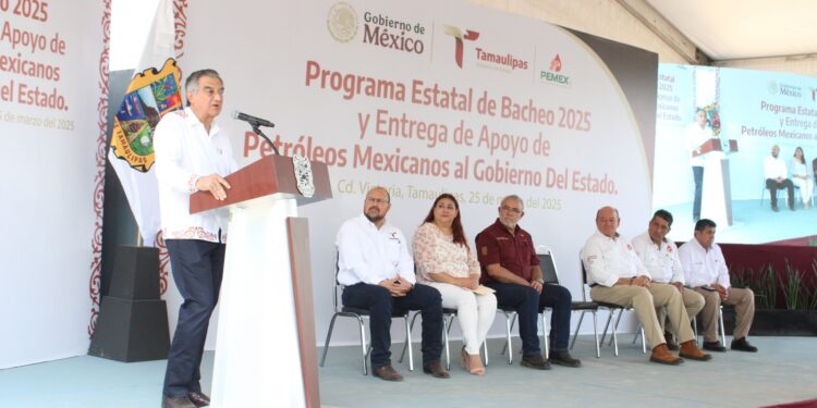 Amplía gobierno de Américo Programa Estatal de Bacheo 2025 en la capital de Tamaulipas