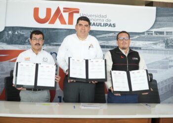 Firma la UAT convenio con el INE y el IETAM