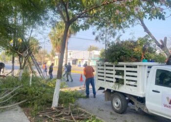 Fortalece municipio limpia y mantenimiento de vialidades y áreas verdes