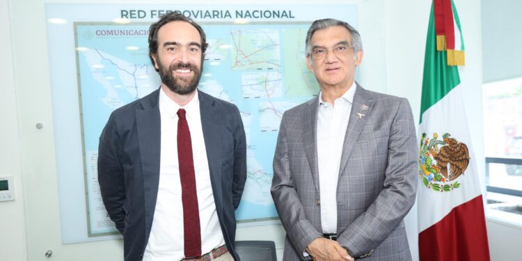 Afinan Américo Villarreal y Andrés Lajous rutas ferroviarias de Tamaulipas