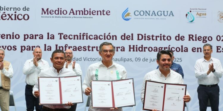 Suscriben modernización del campo  tamaulipeco