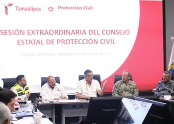 Ordena gobernador Américo Villarreal reforzar acciones preventivas ante tormenta  Barry; se esperan fuertes lluvias