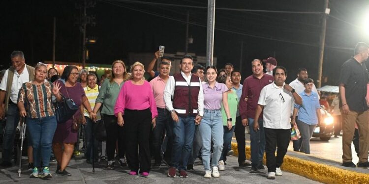 Moderniza Municipio red de alumbrado en la Simón Torres