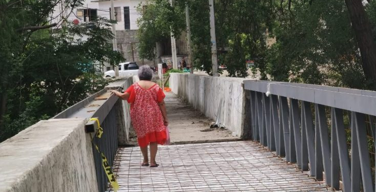 Tardará tres semanas más obra del puente peatonal “13 Bulevar” de Victoria
