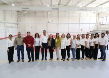 Supervisa Américo obras de infraestructura  deportiva