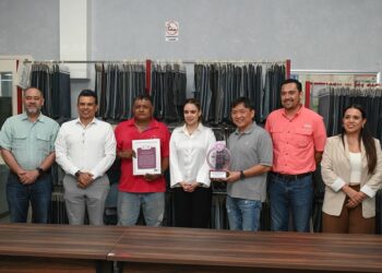 Certifican DIF y Municipio a Nien Hsing International como empresa inclusiva.